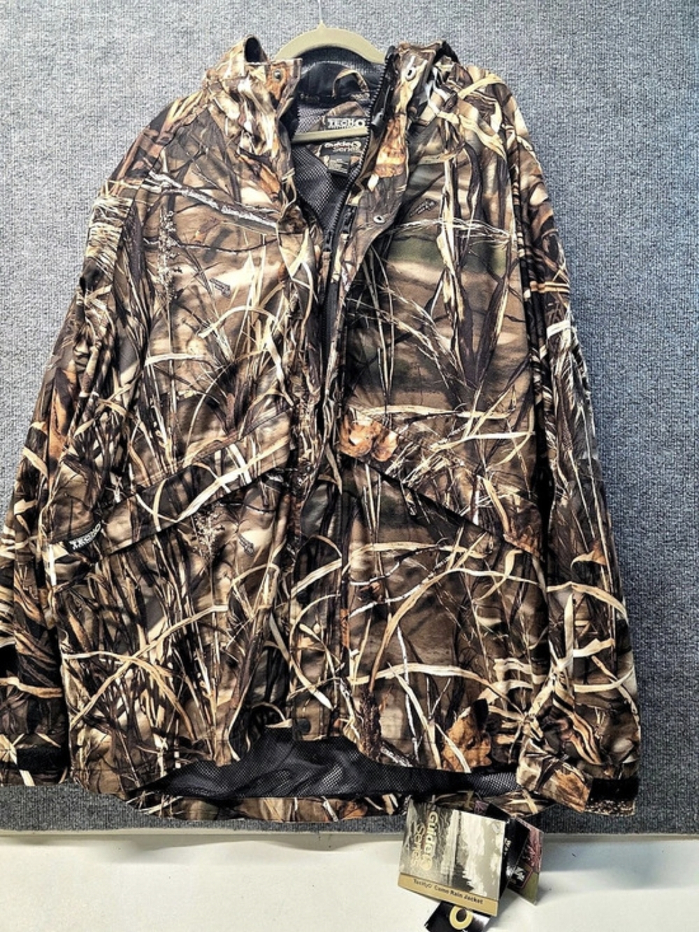 Guide Series TecH2O Camo Rain Jacket Brown & Black 2XL